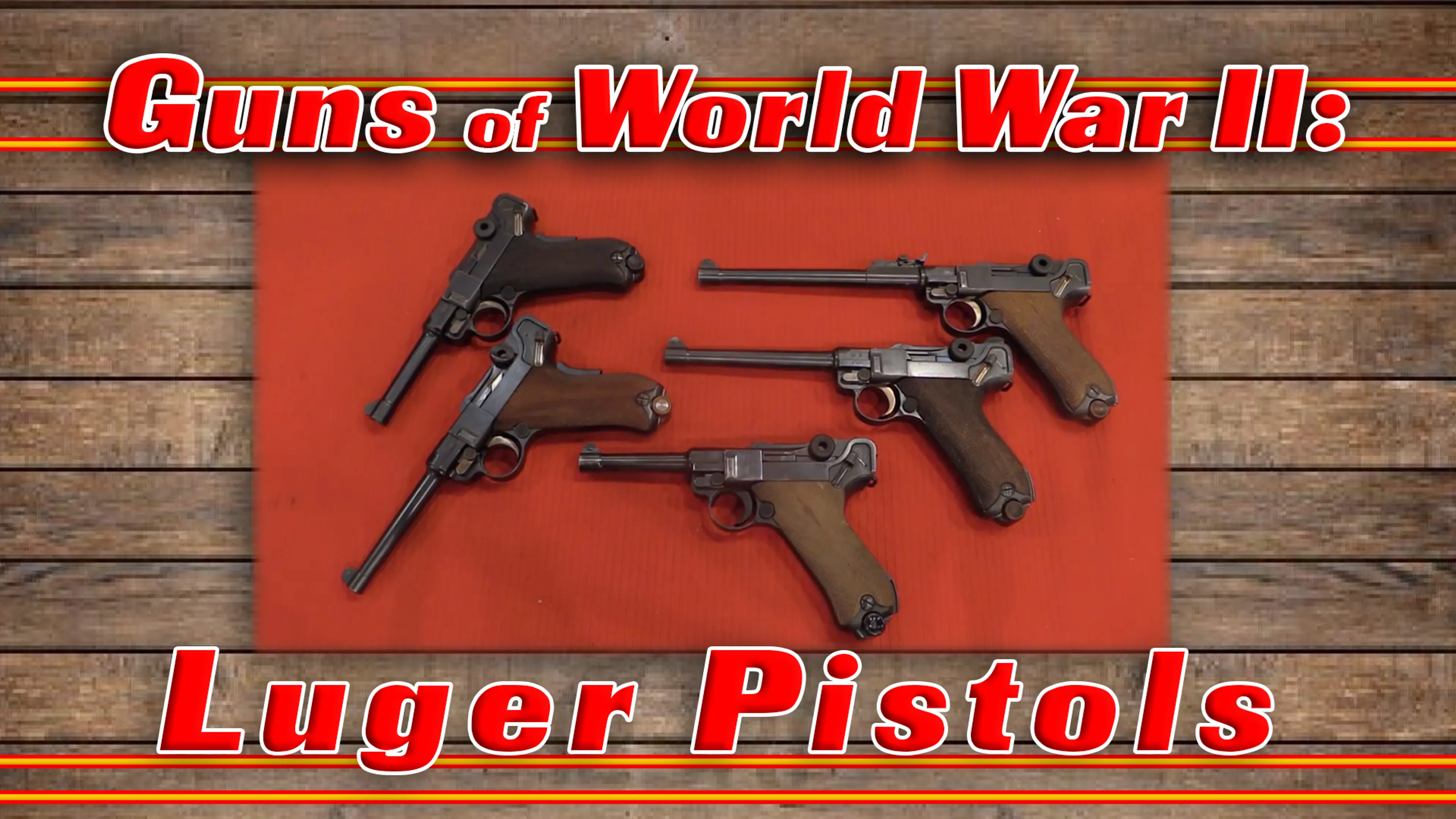 Guns of World War II:  Luger Pistols poster